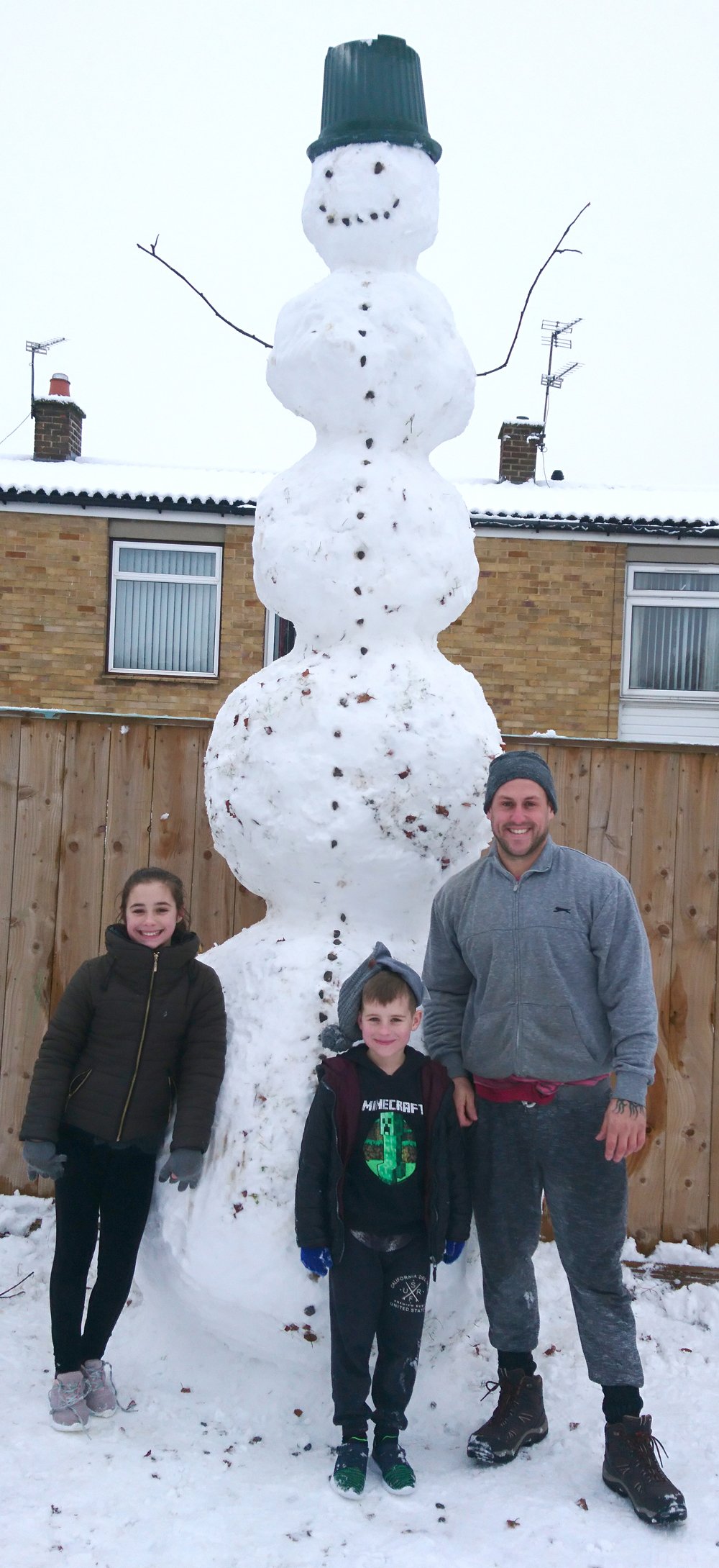 Is this Aycliffe’s Biggest Snowman?