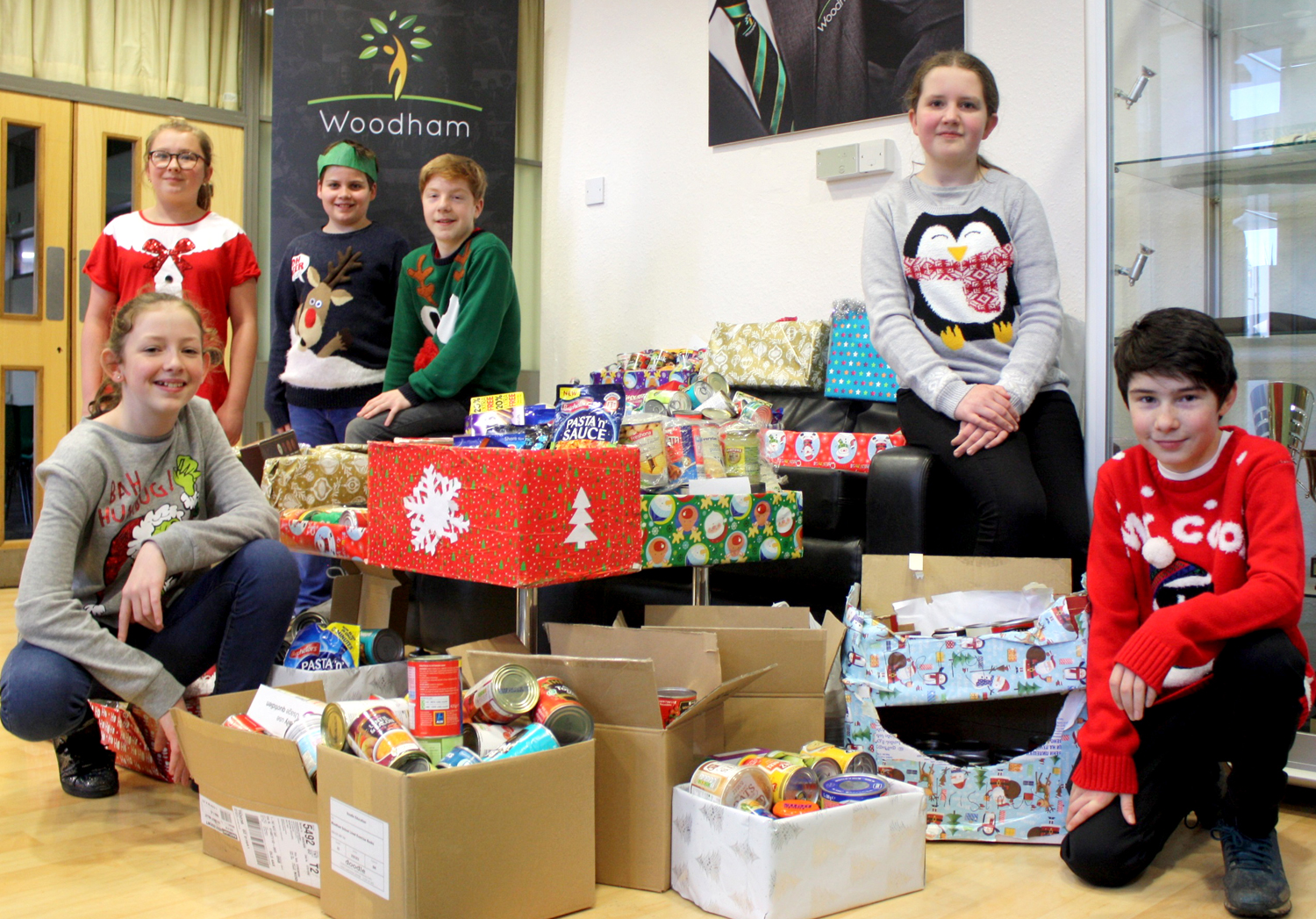 Woodham Students Collect for Foodbank