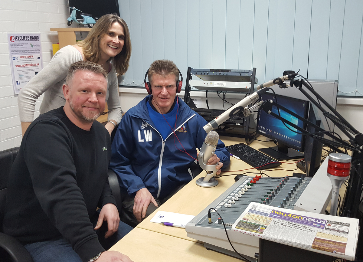 Girls’ Football Coach on Aycliffe Radio