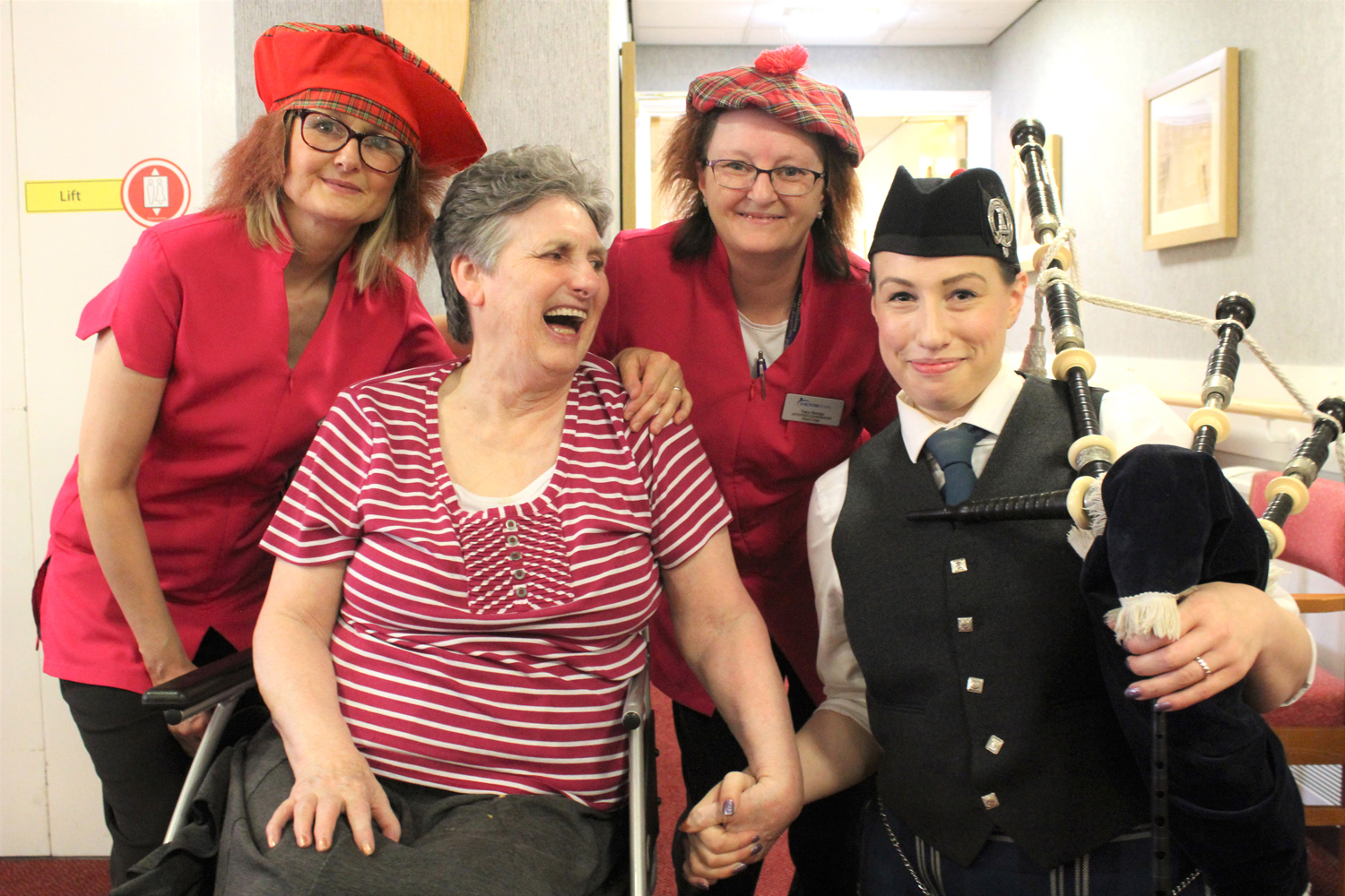 Burns Night Party for Rose Lodge Residents