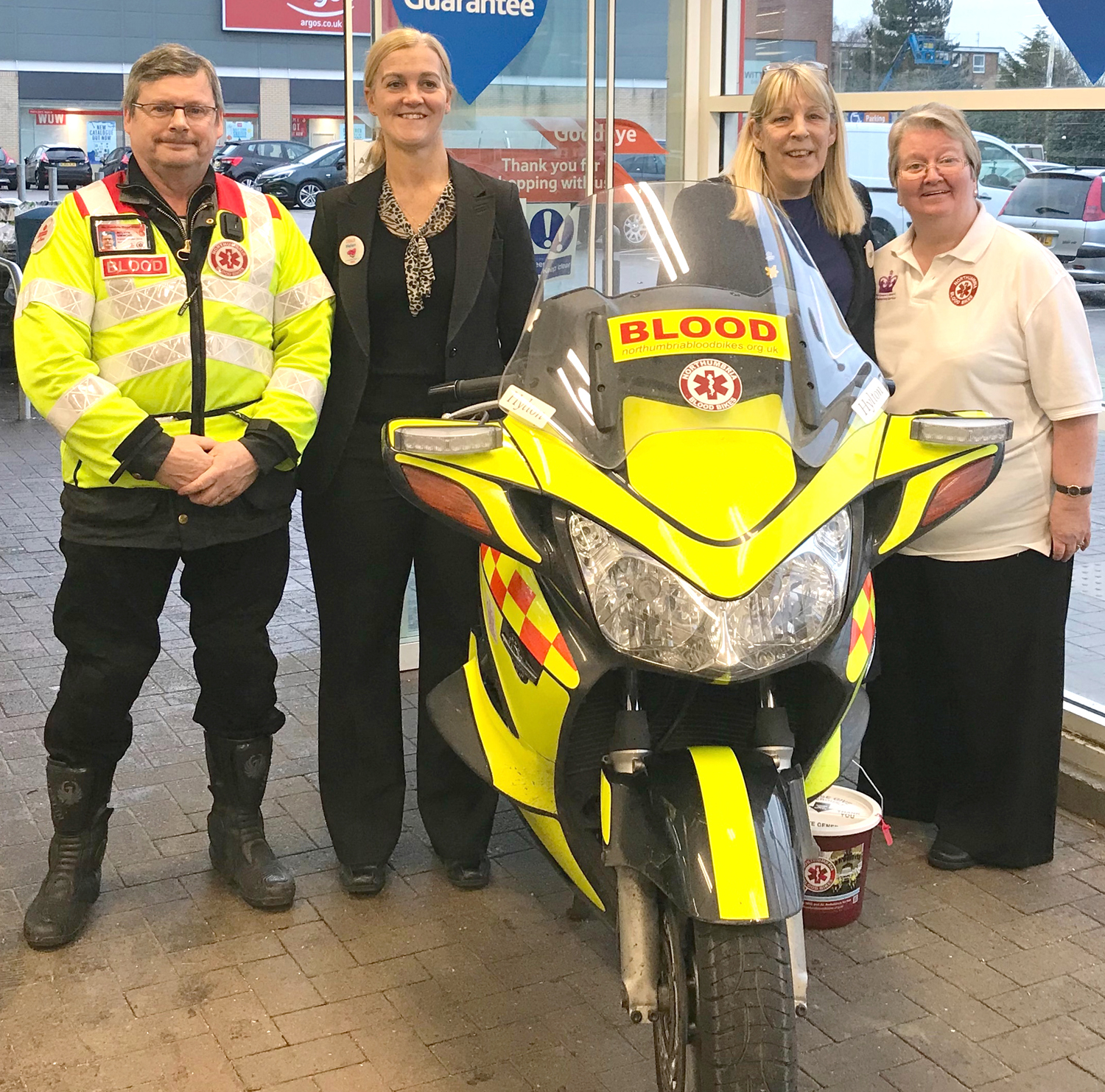 Tesco Collection for Blood Bike Charity