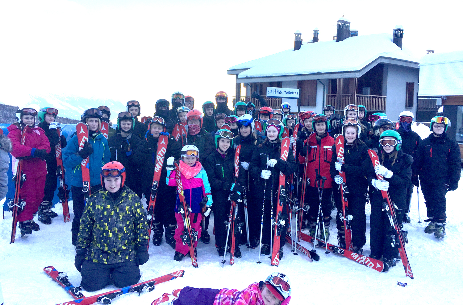 Week of Skiing in Italy for Greenfield Students