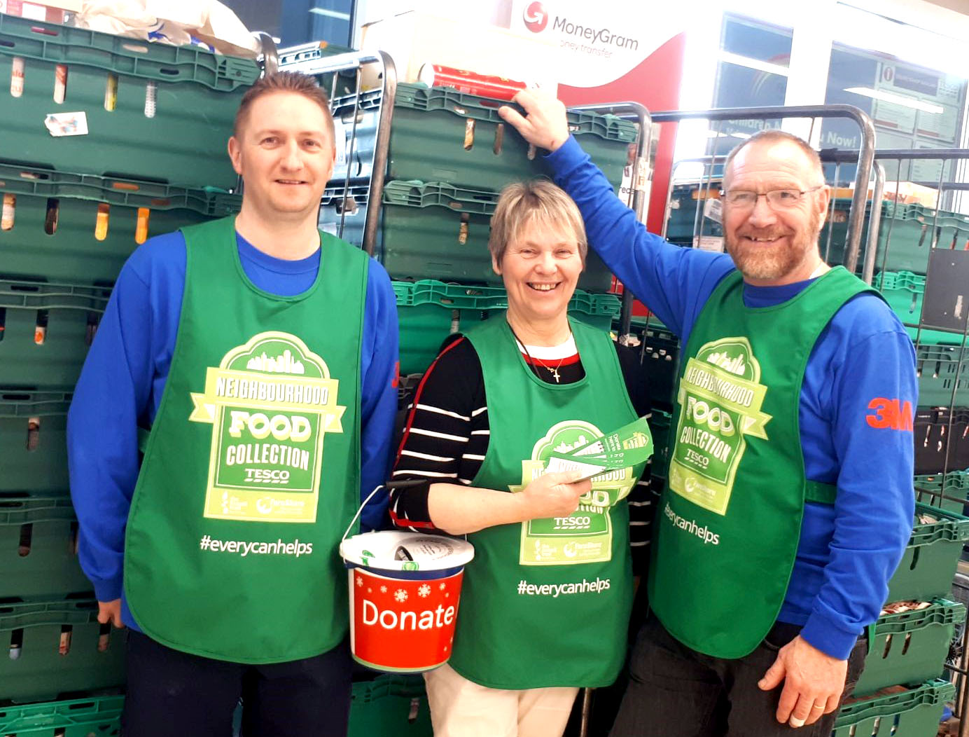 Tesco & Volunteers Support Foodbank