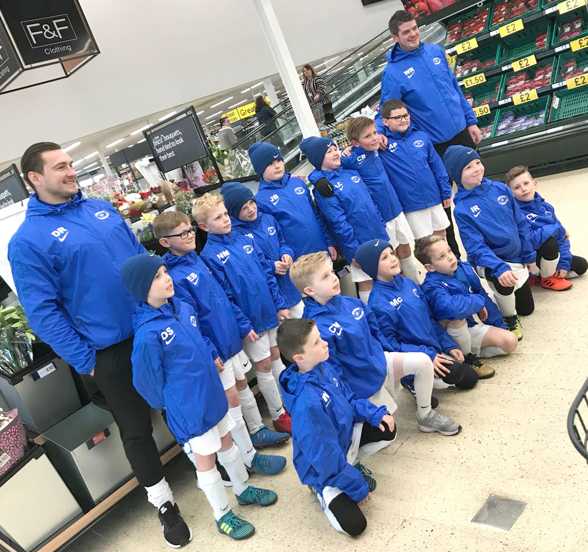 Under 8’s Football Team Bag Pack at Tesco’s