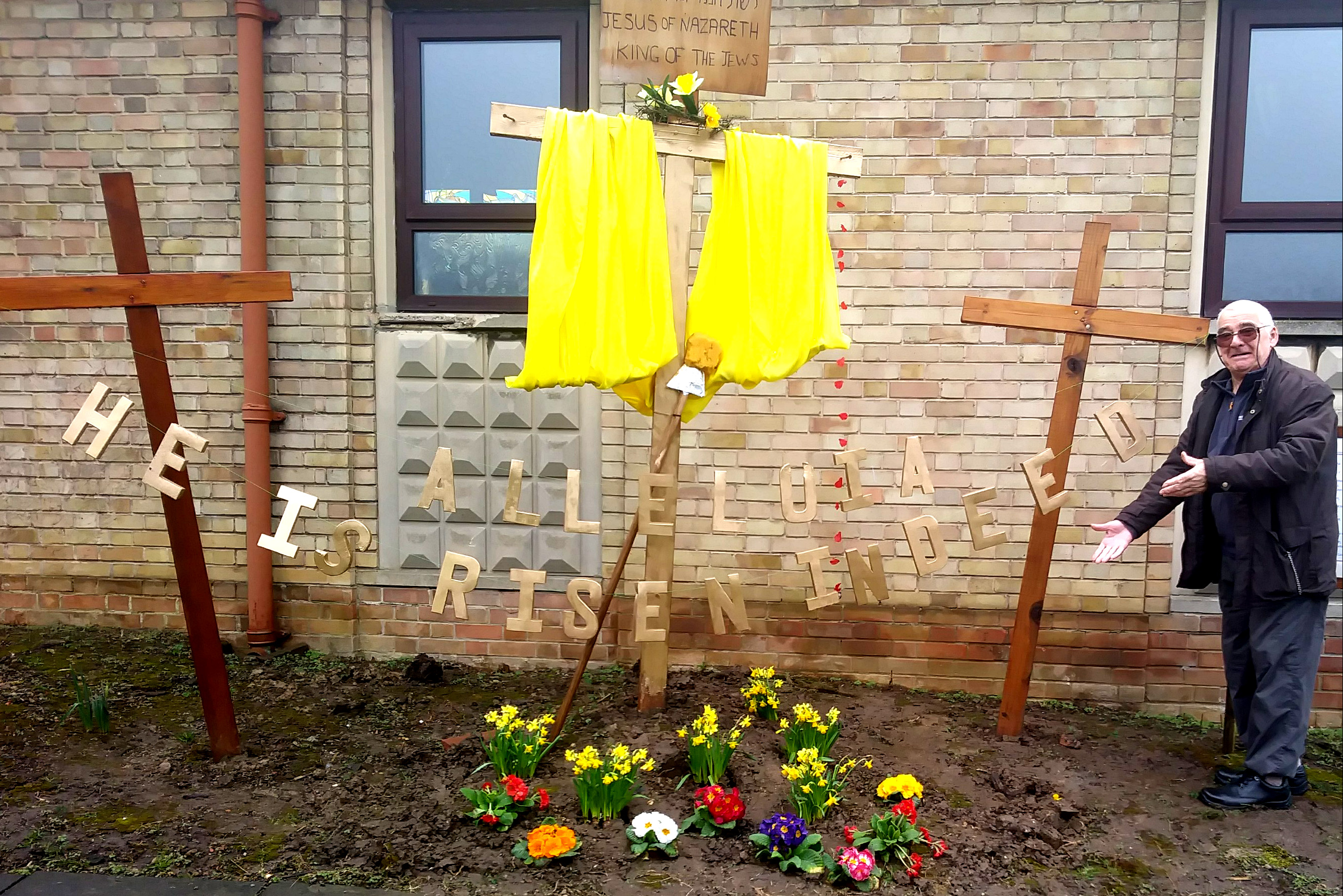 Church Easter Garden