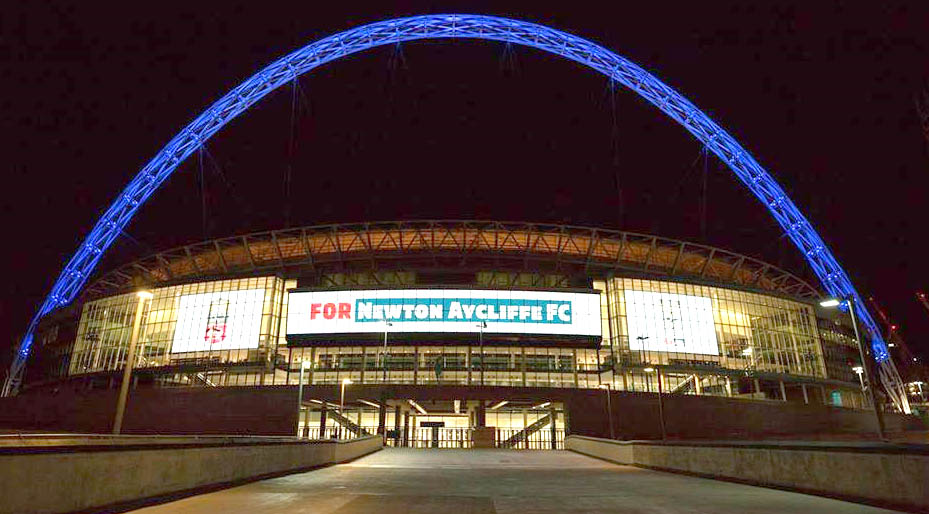 Aycliffe F.C. Up in Lights