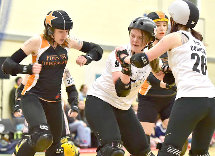 Roller Derby at Newton Aycliffe Leisure Centre