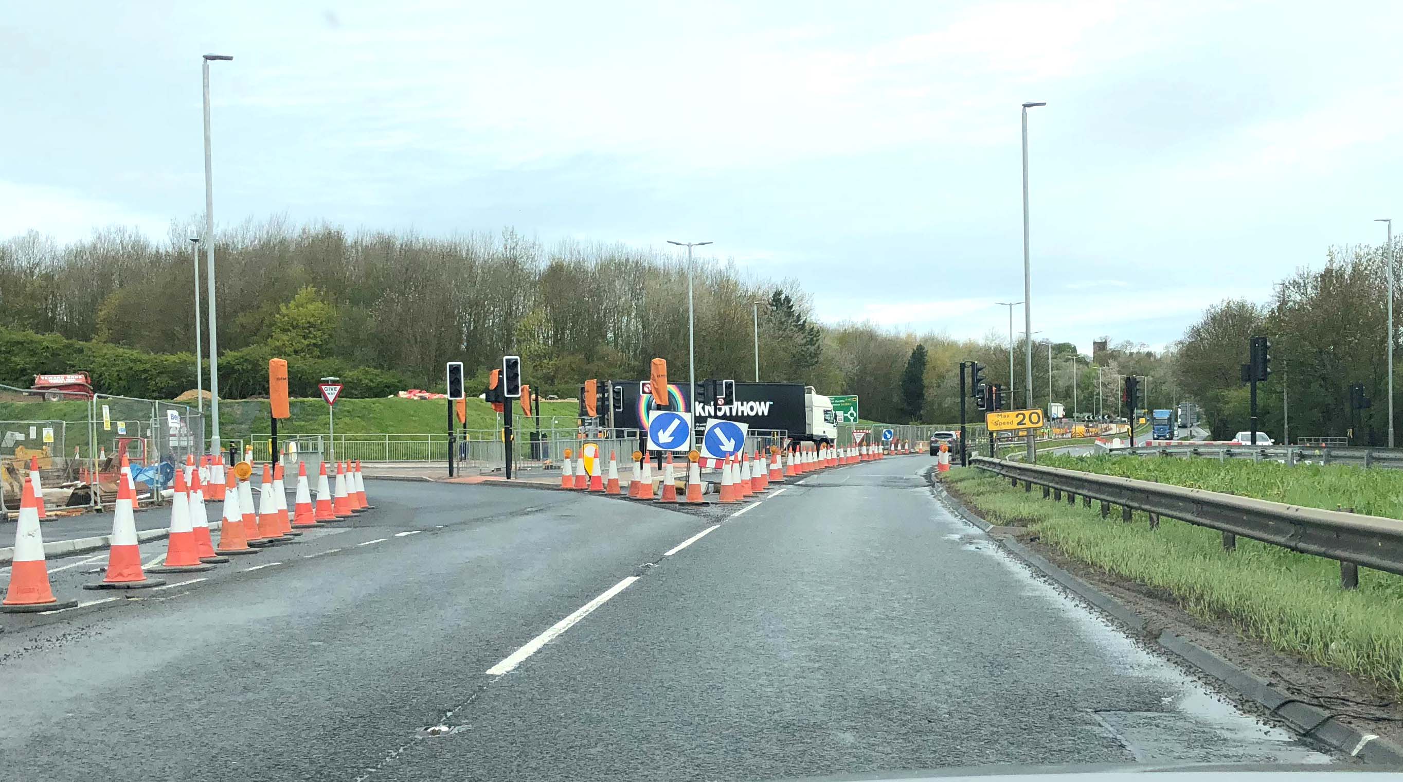 Traffic Jams Waiting to Happen at A1M Junction