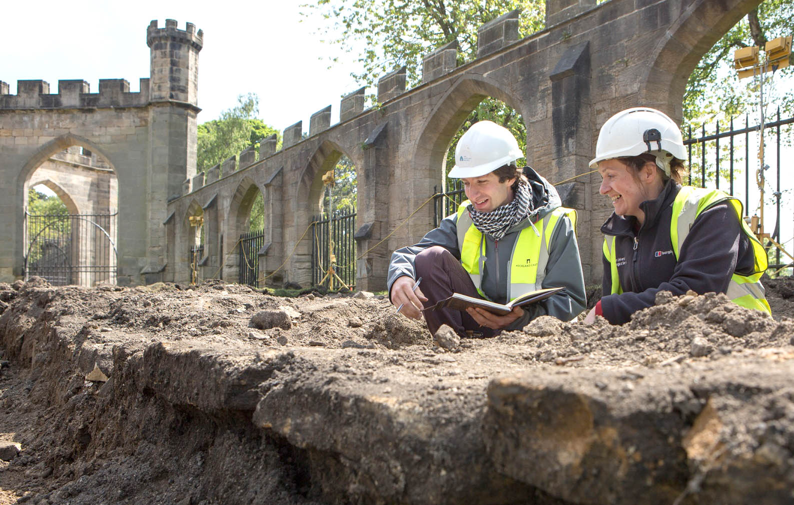 Excavation Work at 900 Year old Auckland Castle