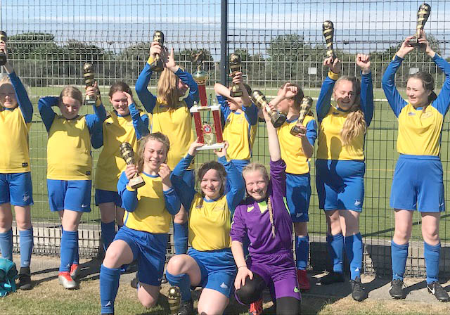 Aycliffe Girls Team win Blackpool Tournament
