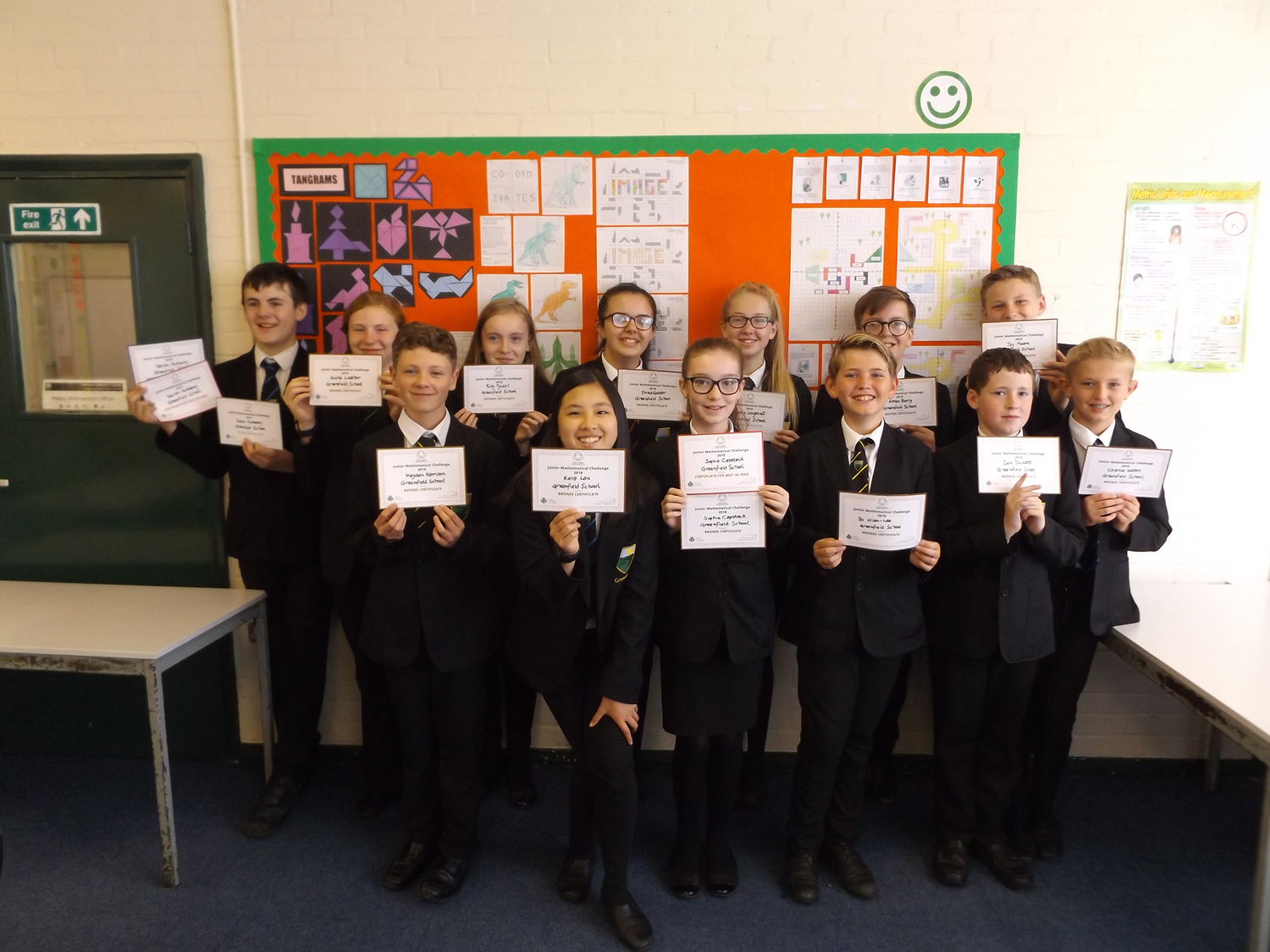 Greenfield Excel at Maths Challenge