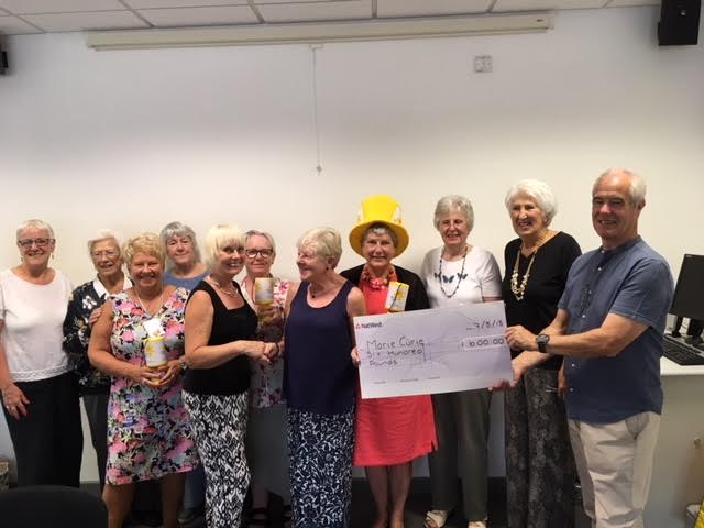 Marie Curie Volunteers Raise over £90,000