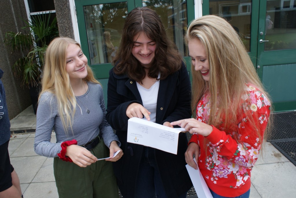 Ellie Gard, Alice Benson and Alivia Hoy were three of the five students who achieved the top grade 9 in Art