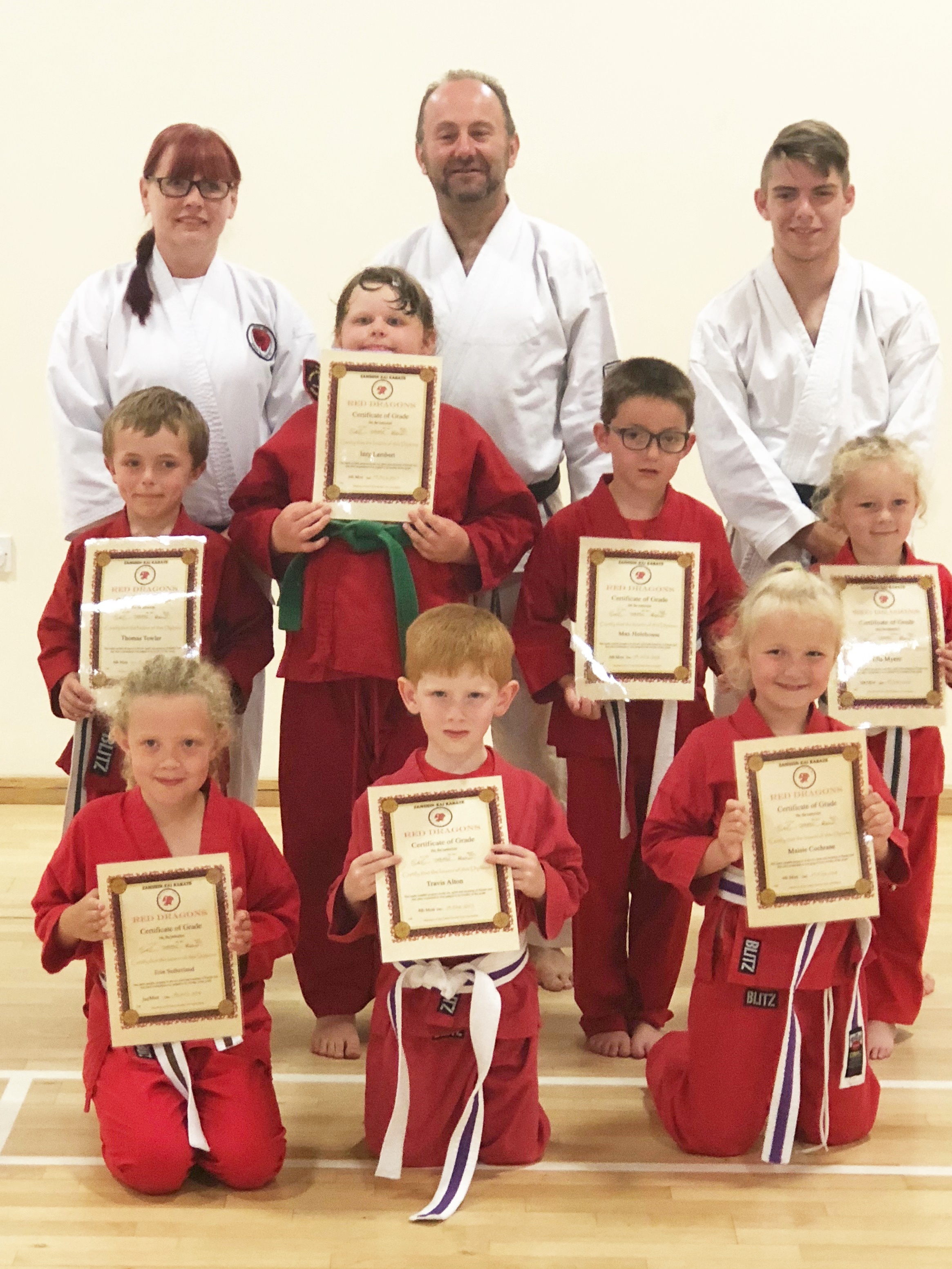 Karate Kids Summer Grading Success