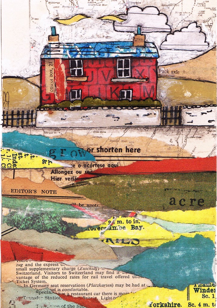 farmhouse collage