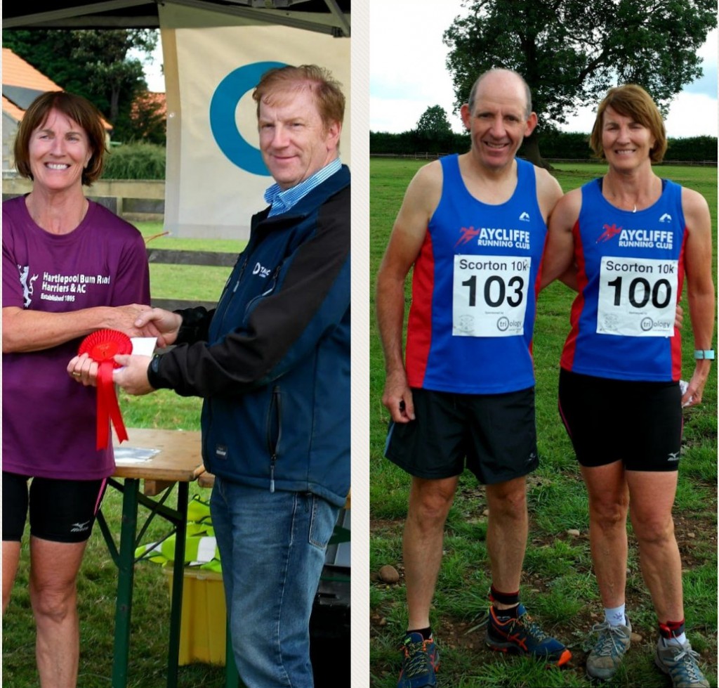 sue and peter - scorton 10k