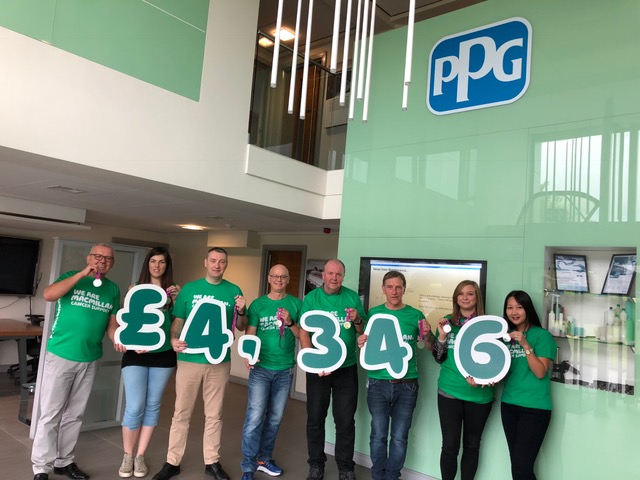 PPG Raise £4346 for Macmillan