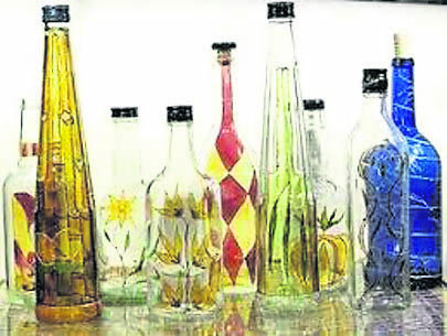 Decorative Glass Painting at Greenfield Arts