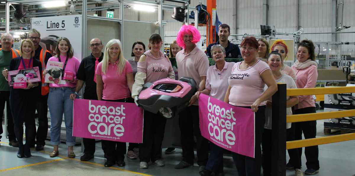 Husqvarna Supports Breast Cancer Care