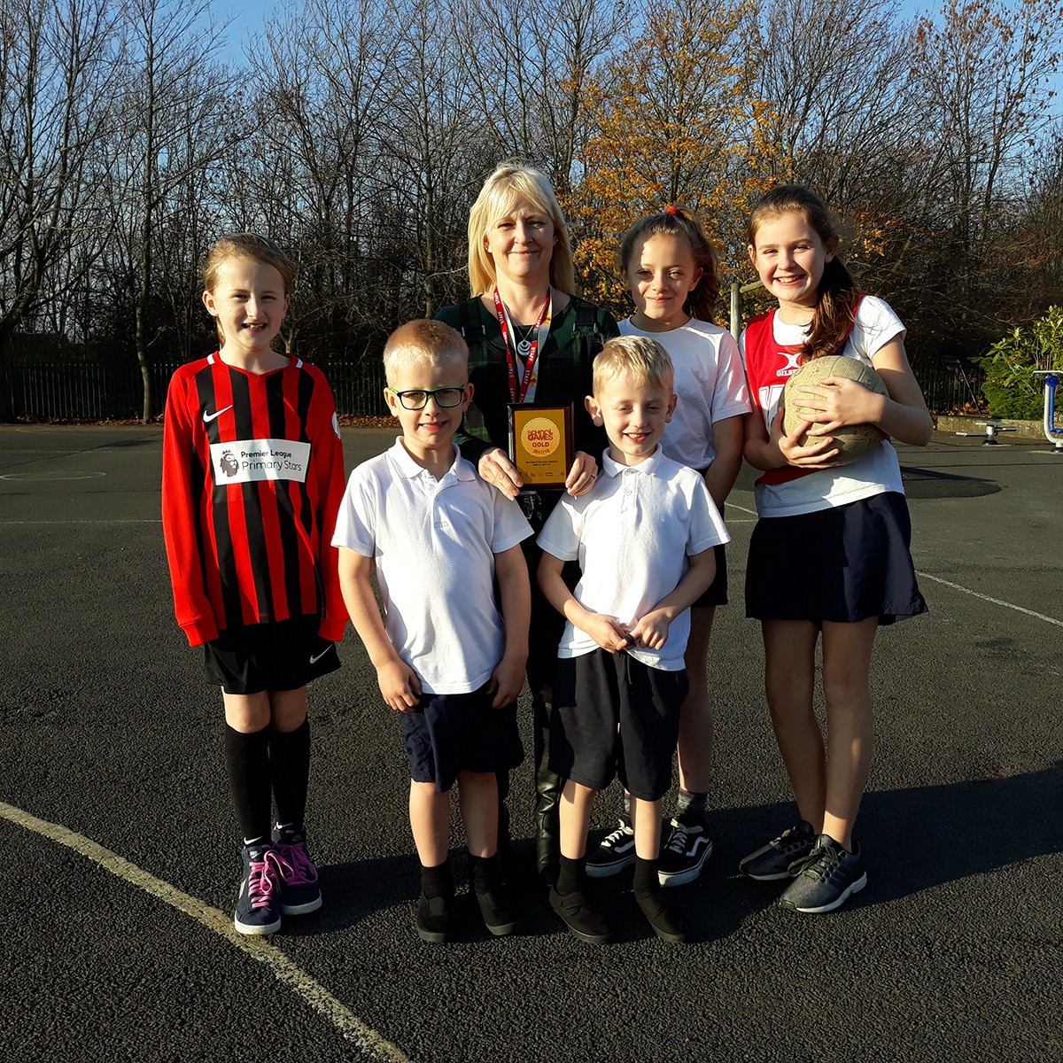 Woodham Burn Children Get GOLD