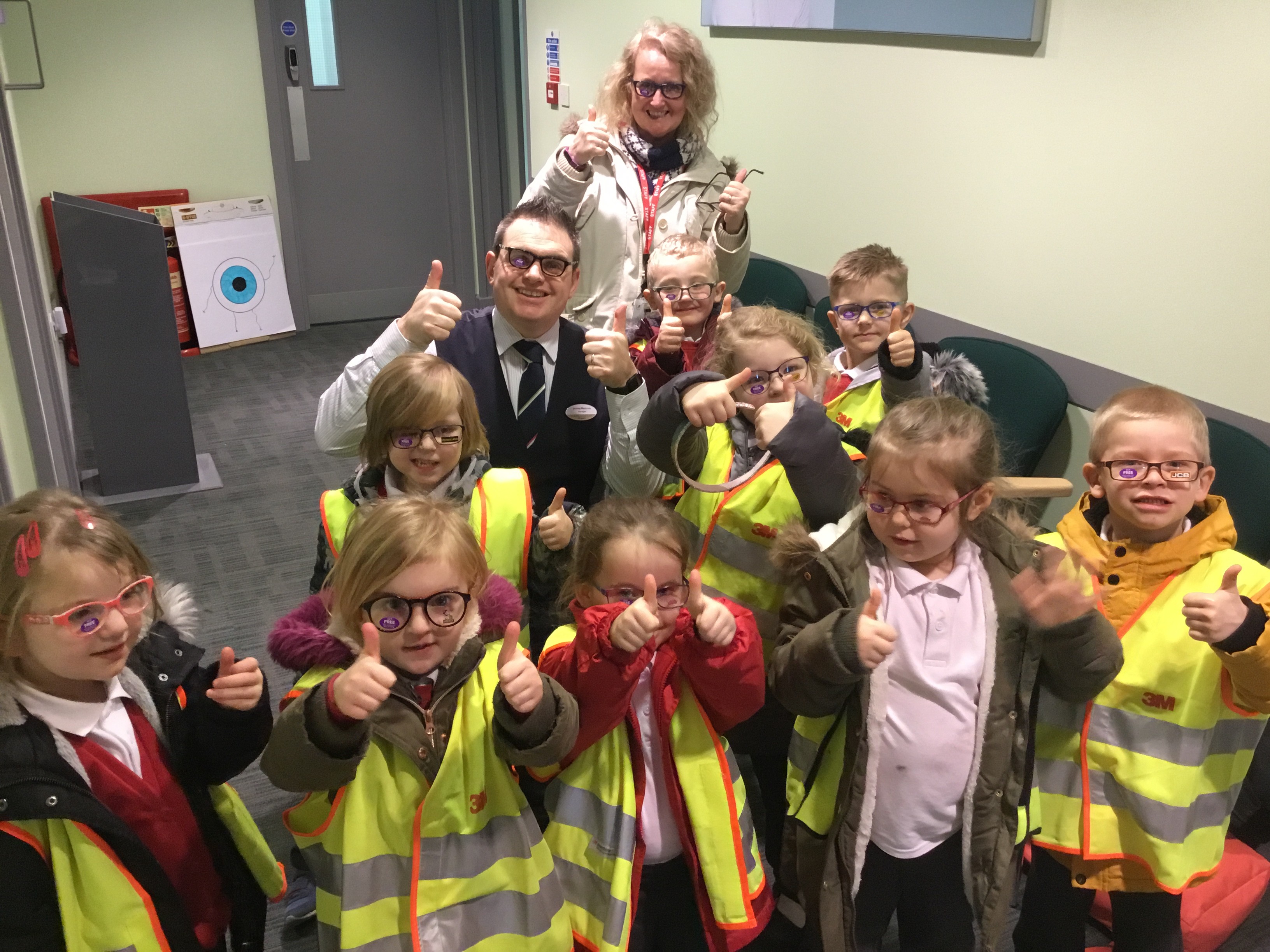 Woodham Burn Primary School Visit Specsavers