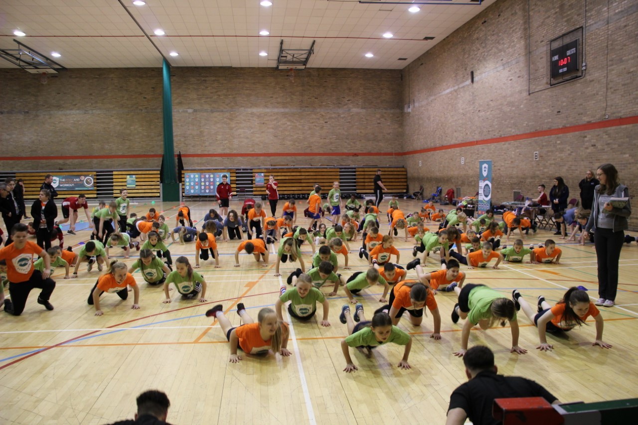 100 Children Take Part in Fitness Extravaganza