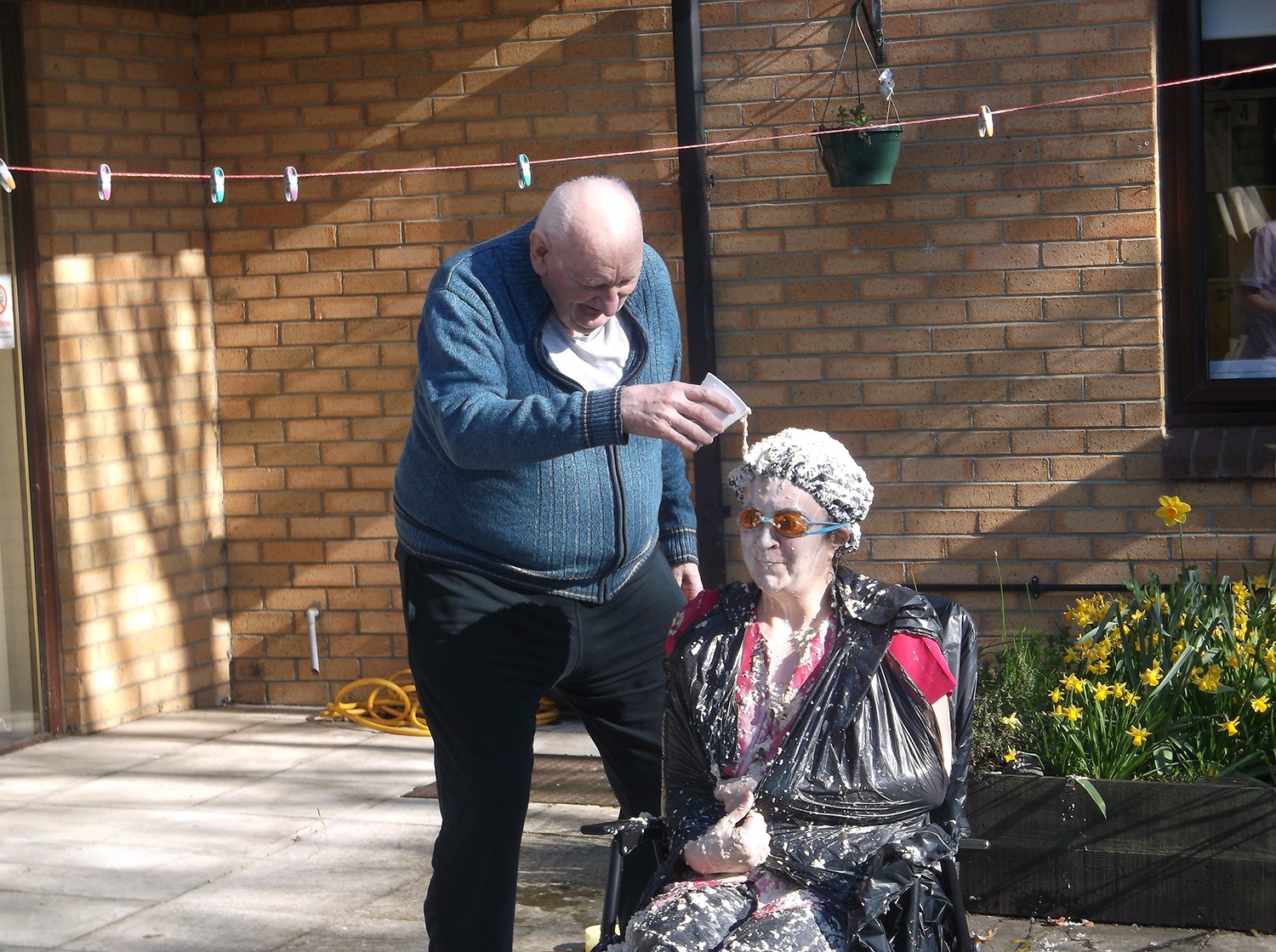 Comic Relief at Aycliffe Care Home