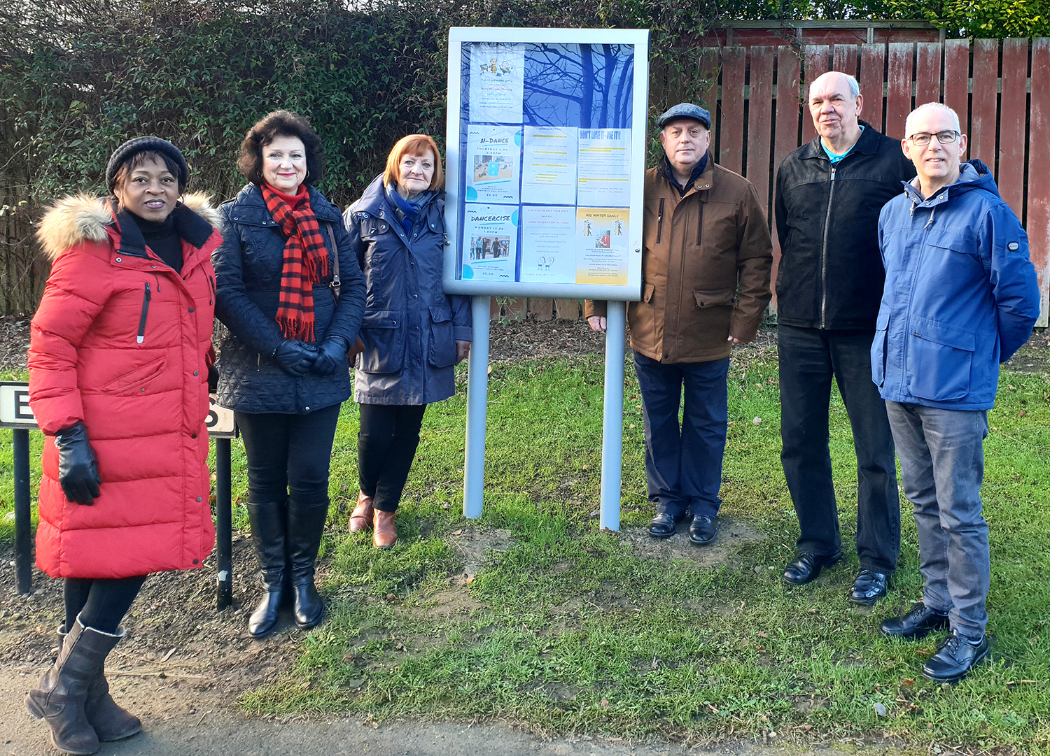 New Notice Board and Defibrillator for School Aycliffe