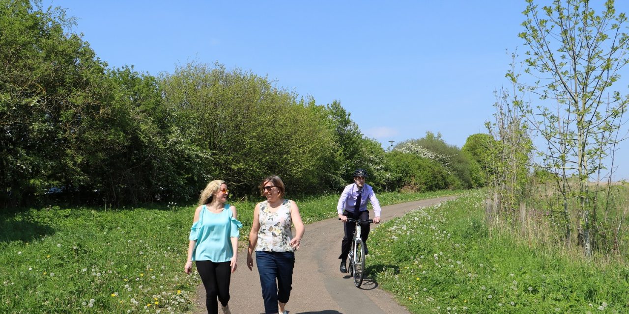 Cyclists & Walkers Encouraged To Enjoy Shared Spaces
