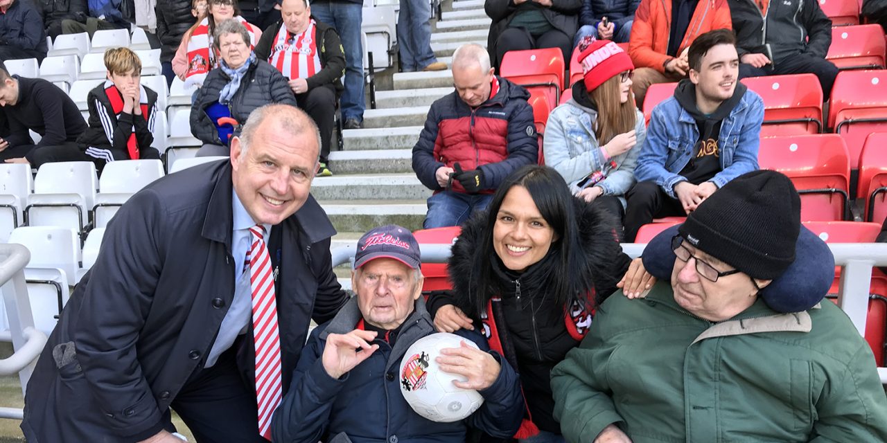 Aycliffe Care Home Makes Football Fan’s Wish Come True