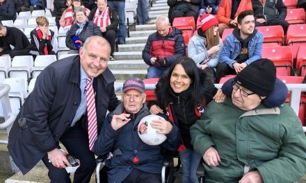 Aycliffe Care Home Makes Football Fan’s Wish Come True