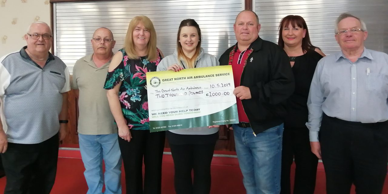 Phoenix Club Raise £2000 for Air Ambulance