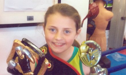 11 year old Daniella in Boxing Finals