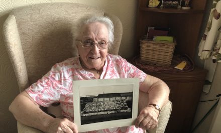 “Angel” Dora Recalls Making Munitions During WW2