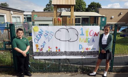 School pupils’ artwork urges people to travel cleanly