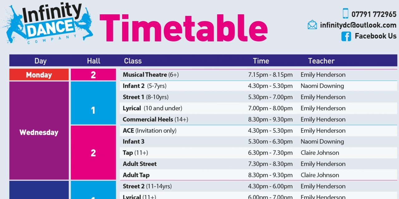 Infinity Dance Company Recruiting Now for September