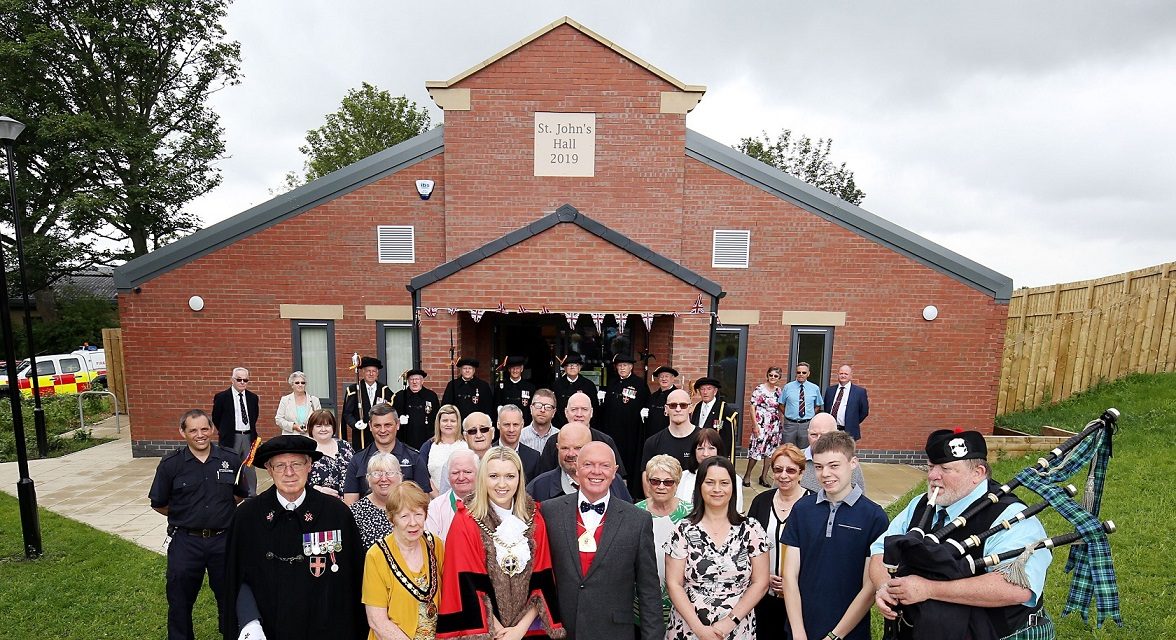 Celebrations as new village hall rises from the ashes