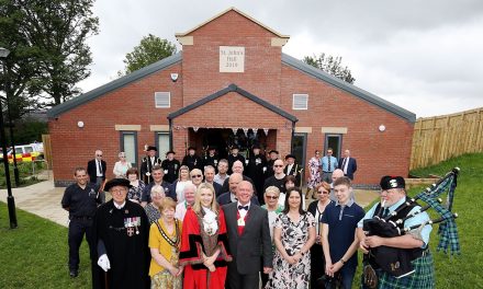 Celebrations as new village hall rises from the ashes