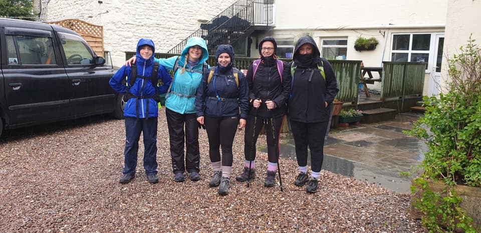 Wellbeing for Life Team Made a Splash for the 3 Peaks Challenge