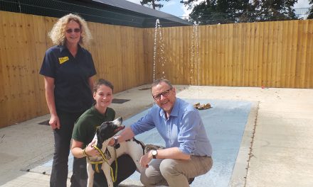 Phil Wilson, MP, vists Dogs Trust