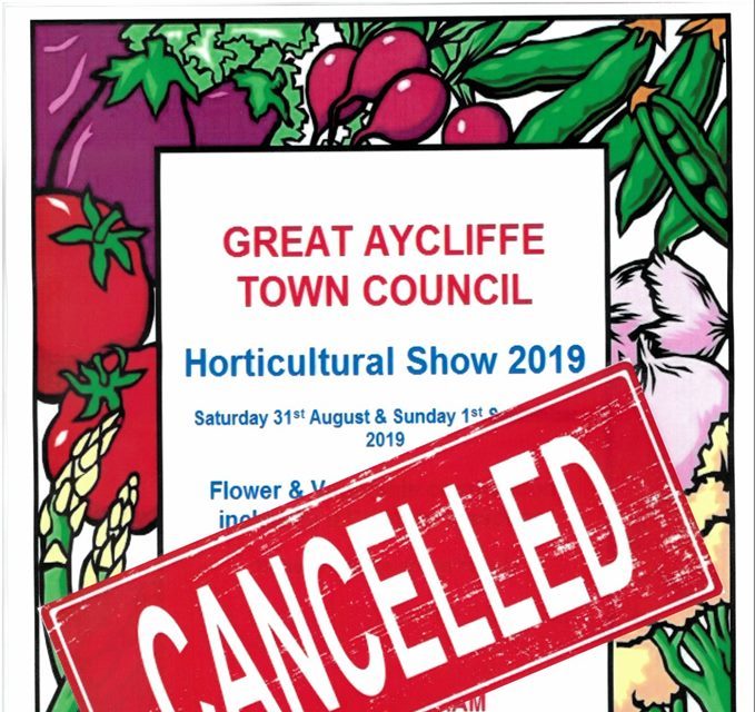 Horticultural Show Cancelled