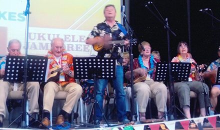 Acorn Ukes at Ukulele Show