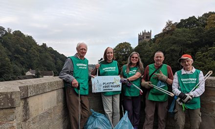 Durham Greenpeace Group Collecting Plastic Pollution