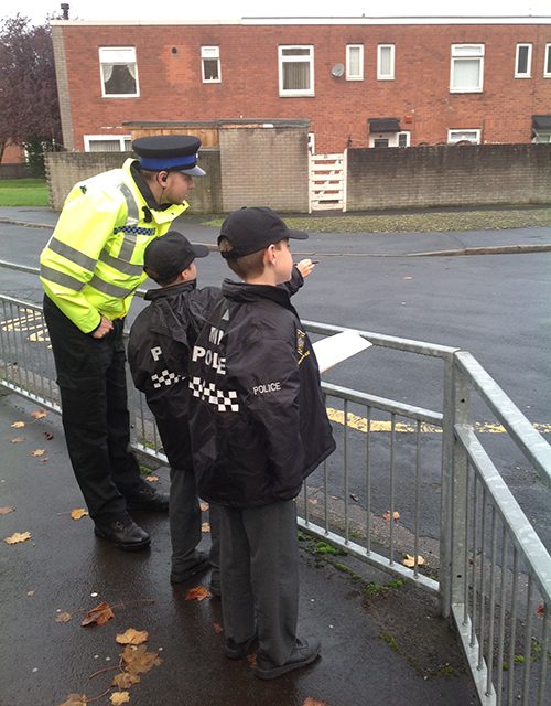 Mini Police on Patrol