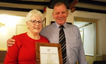 SSAFA Life Membership for Liz