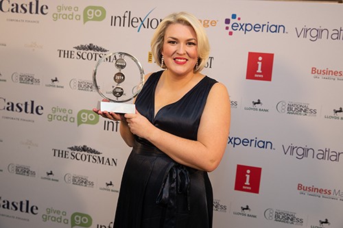 Outstanding Contribution Award for Sara Davies MBE