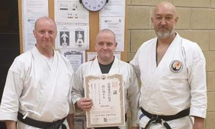 Black Belt Awarded to Dedicated Student