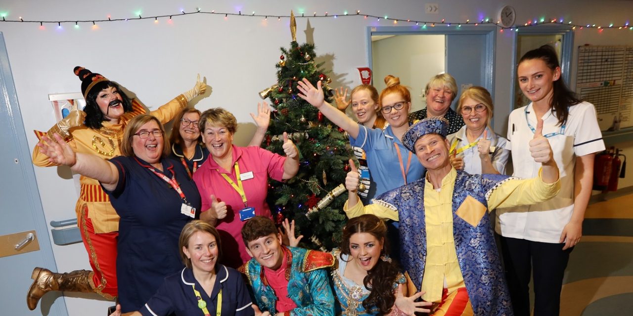 Panto Stars Bring Christmas Magic to Hospital Ward