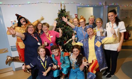 Panto Stars Bring Christmas Magic to Hospital Ward