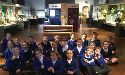 Year 3 at St. Mary’s Have Fun Exploring Pre-History!